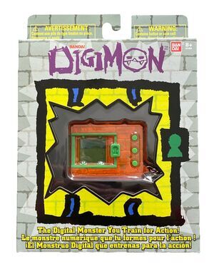 Digimon Tamagotchi 20th Anniversary Bandai Digivice V-Pet Sealed Orange Green